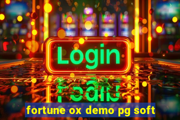 fortune ox demo pg soft